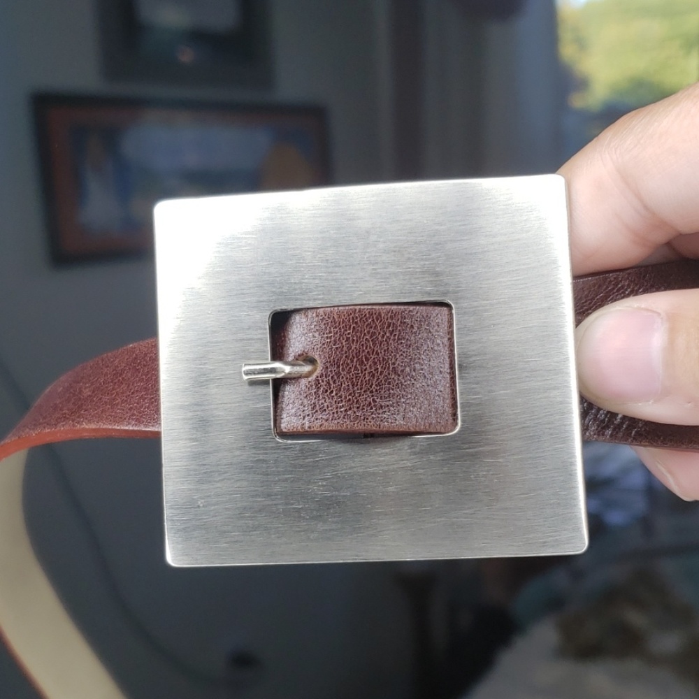 Almas hazelnut color womens belt